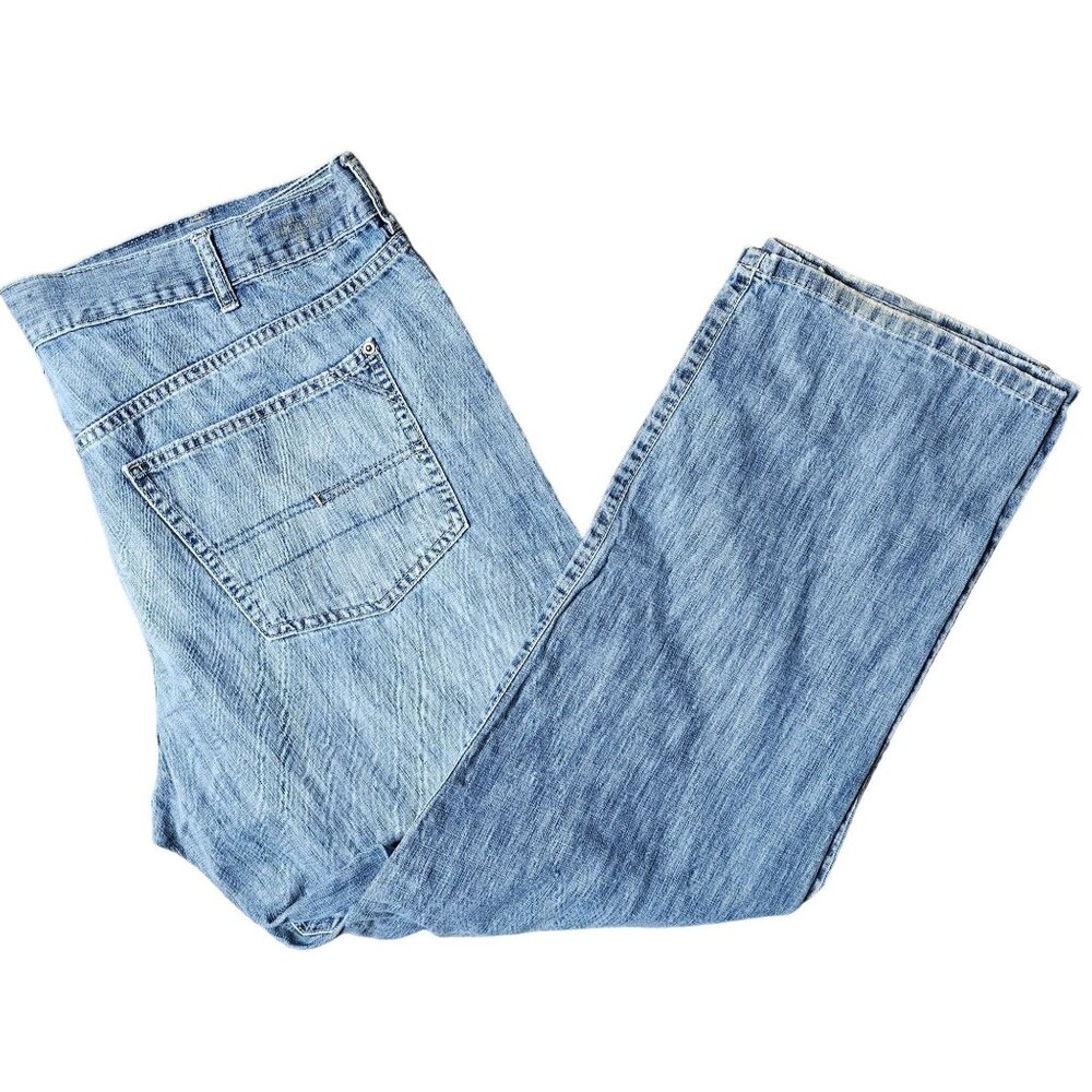 Calvin Klein Jeans Pants Straight Fit Size 40/32 Light Wash Denim Blue Jean